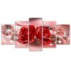 Abstraktní obraz růže Red