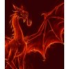Jednodílný obraz ohnivý drak