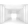 Tapeta 3D bílá chodba (Vel. (šířka x výška) 144 x 105 cm)