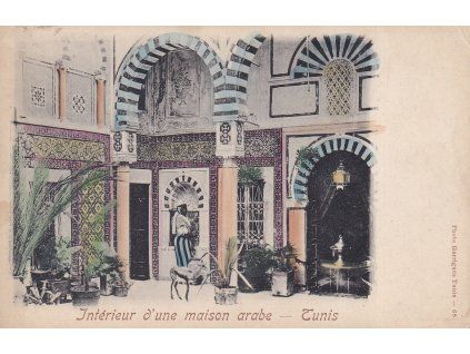 Intŕieur d´une maison arabe - Tunis
