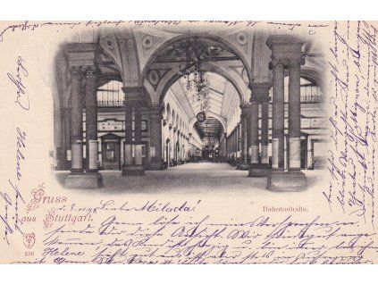 Gruss aus Stuttgart - Bahnhofhalle