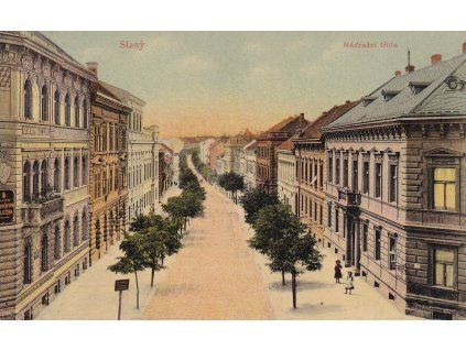 Slaný - Nádražní třída
