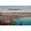 Bregenz mit Zeppelins Luftschiff