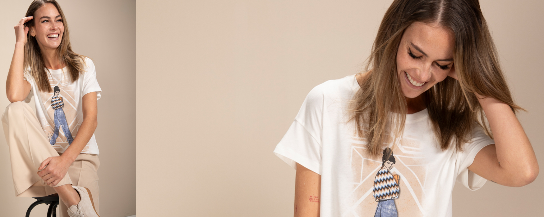 Tričko KENNYS. WOMAN STYLE OFF WHITE
