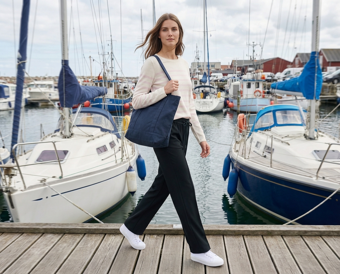 Prúžkovaný pulóver BROADWAY NYC FASHION COOL BLUSH