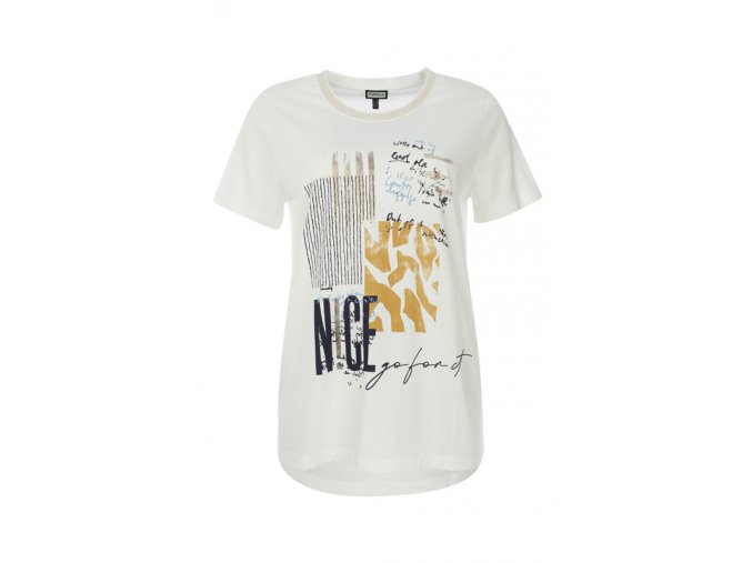 Tričko KennyS. NICE OFF WHITE