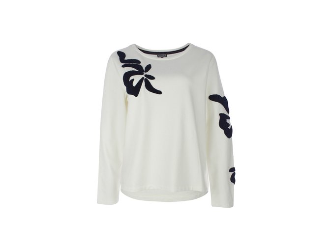 Mikina KENNYS. FLOWER OFFWHITE