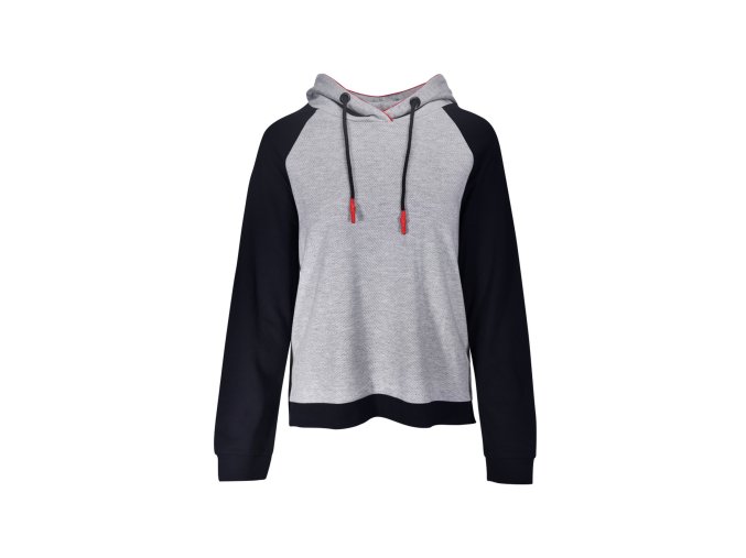 Mikina KennyS. STRUCTUR SILVER BLACK
