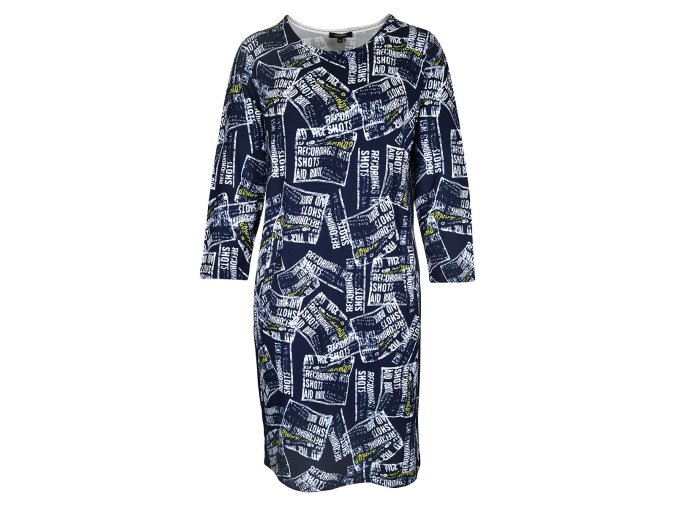 Šaty KENNYS. PRINT INDIGO