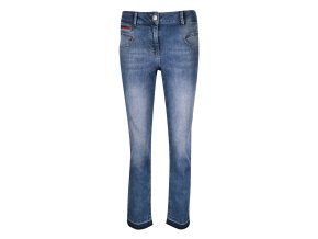 Džínsy KennyS. STELLA RED ZIPS DENIM STONE