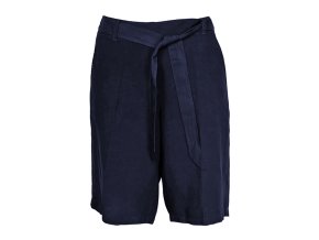 Ľanové krátke nohavice KENNYS. INDIGO