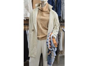 Prechodný kabát BROADWAY NYC Fashion CASHEW MELANGE