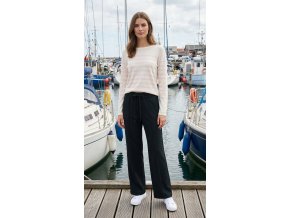 Dámsky jemný prúžkovaný pulóver BROADWAY NYC FASHION – COOL BLUSH STRIPE