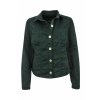 Bunda s ozdobnou stuhou KennyS. ARETHA BOTTLE GREEN