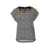 Tričko KennyS. STRIPED INDIGO s kapucňou