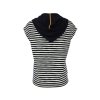 Tričko KennyS. STRIPED INDIGO s kapucňou