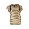 Tričko KennyS. STRIPED INDIGO s kapucňou