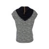 Tričko KennyS. STRIPED INDIGO s kapucňou