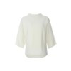 Pulóver KENNYS. STEND UP COLLAR OFF WHITE