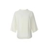 Pulóver KENNYS. STEND UP COLLAR OFF WHITE