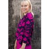 Pulóver KENNYS. JACQUARD FLOWER INDIGO