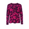 Pulóver KENNYS. JACQUARD FLOWER INDIGO
