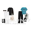 Letná blúzka BROADWAY NYC FASHION BLACK GRAPHIC