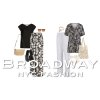 Letné nohavice BROADWAY NYC FASHION FLOWER ROUGE RED