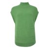 Úpletová vesta KennyS. s rolákovým golierom BAMBUS GREEN
