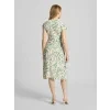 Dámske zelené zavinovacie šaty ZABAIONE CARRARA GREEN