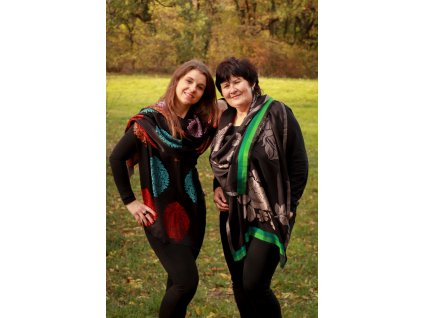 Viskóza s hedvábím -* VÝHODNÝ BALÍČEK* 1+1