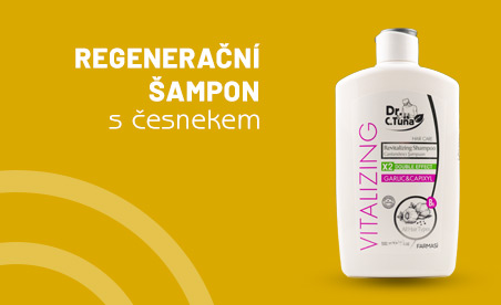 Regenerační šampon s česnekem a Capixylem proti vypadávání vlasů