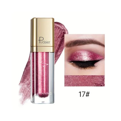 Tekutý oční stín růžový #17