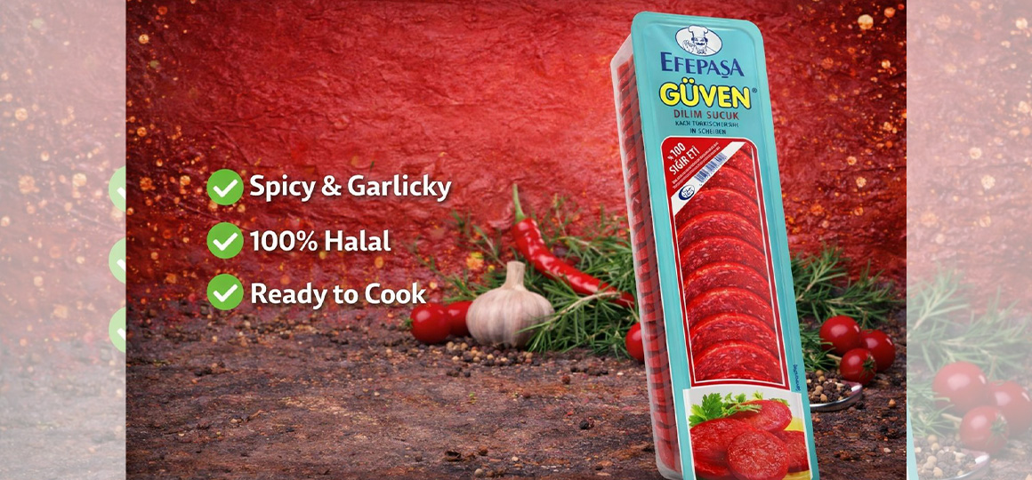 Efepasa Klobásy hovězí česnekové, Nakrájené 200g