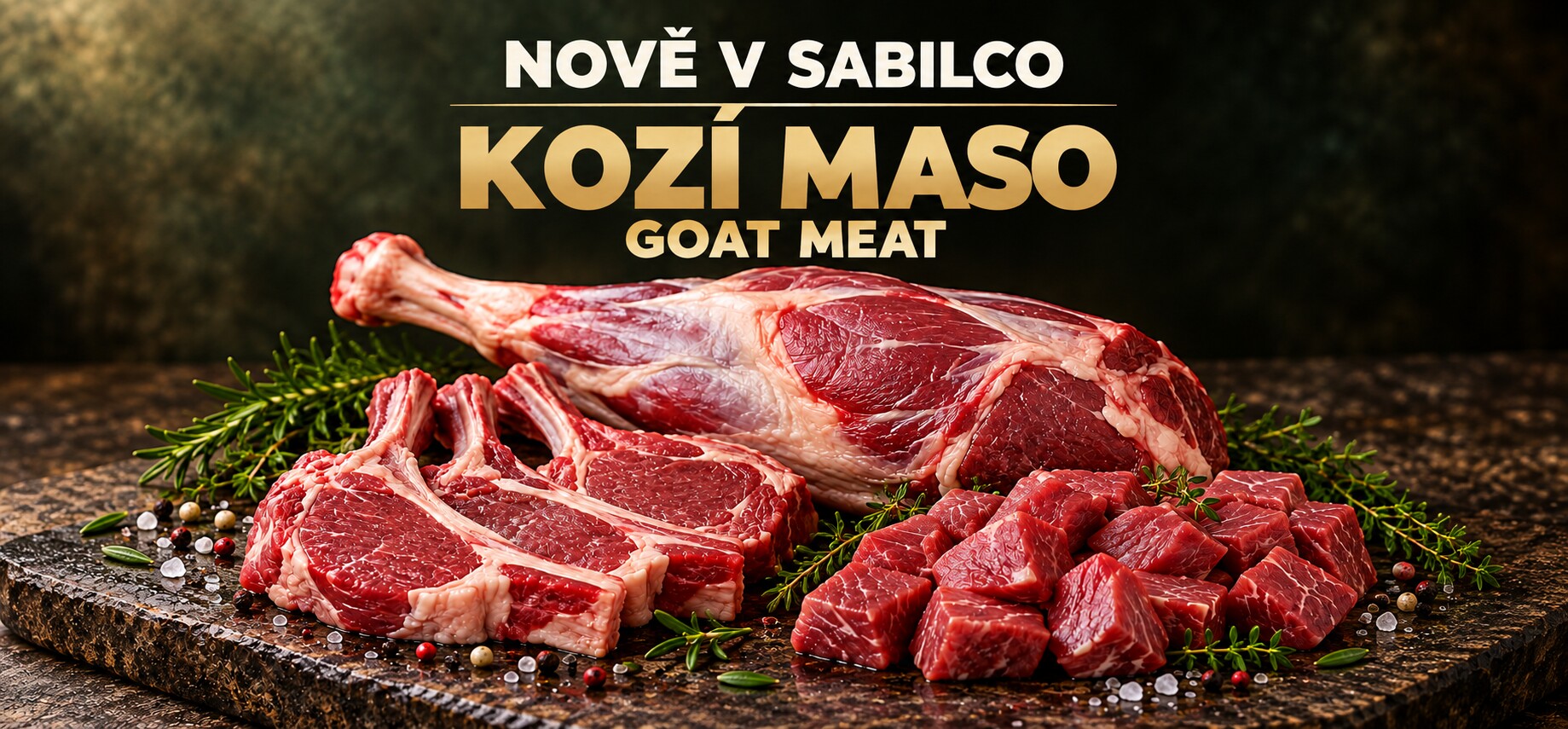 Kozí maso – nově v Sabilco