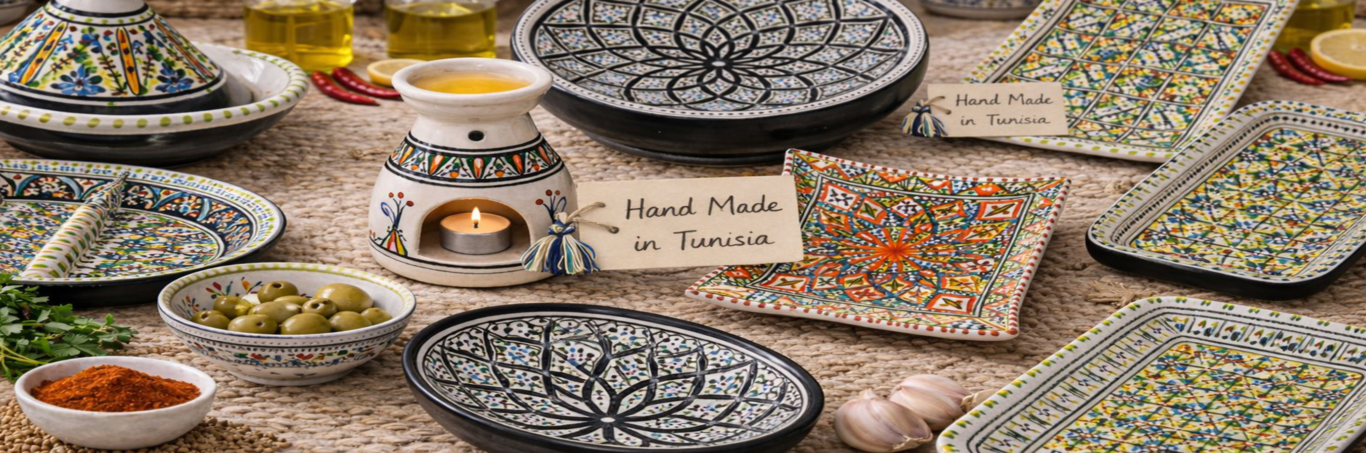 Handmade Tunisian Ceramics
