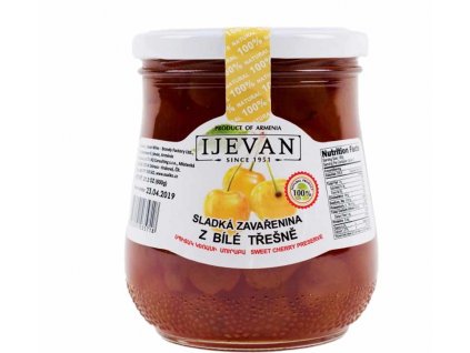 Ijevan Sladká zavařenina z Bílé Třešně 600g