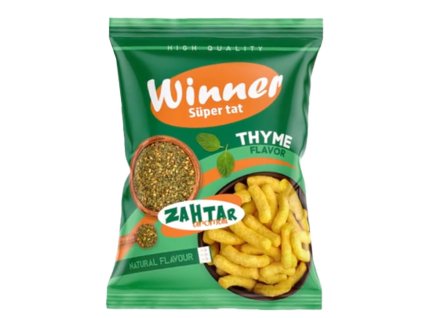 Winner kukuřičné lupínky s tymiánem, Zahtar 40g