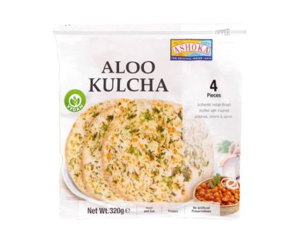 Ashoka Aloo Kulcha (Indický chléb plněný bramborami a cibulí) 320g