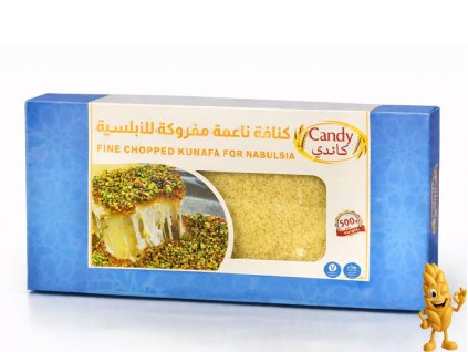 Candy kunafa jemně nakrájená pro Nabulsii Mražené ±500 عجينة نابلسية
