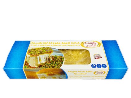 Candy kunafa jemně nakrájená pro Nabulsii Mražené ±500 عجينة نابلسية