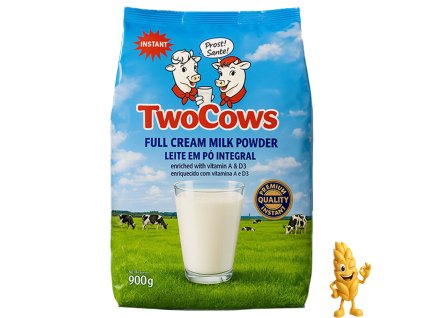 Two Cows Mléko sušené, Plnotučné 900g