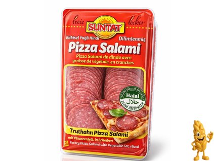 Suntat Pizza salám z krůtího a hovězího masa 200g