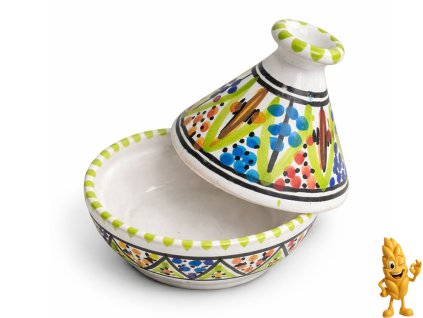 Tažin mini tuniský keramický ,Ručně vyráběný