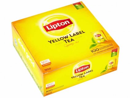 Lipton Čaj černý Yellow Label, Sáčky 100ks