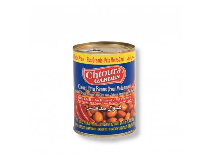 Chtoura Garden Boby konzerva, Ostrý Recept 400g