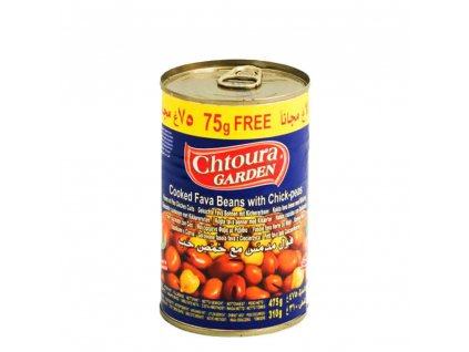 Chtoura Garden Canned beans with chickpeas 400+75g