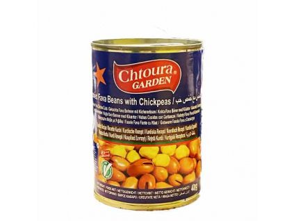 Chtoura Garden Canned beans with chickpeas, Kurdish Recipe 400g