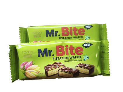 Mr.Bite Oplatky s pistáciemi 32g