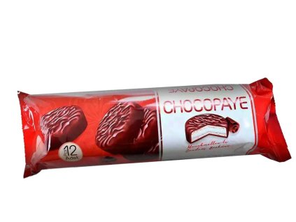 Chocopaye Cookies ibišek potažené mléčnou čokoládou 216 g